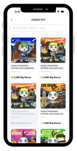 Sukjai NFT collection listing