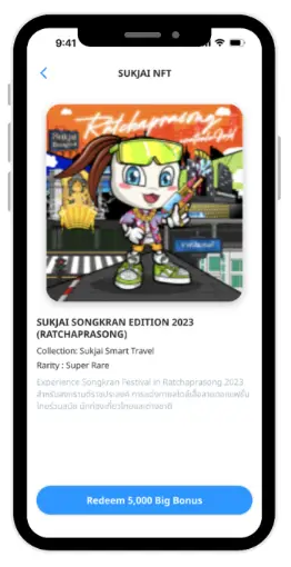 Sukjai NFT details and Big Bonus redemption