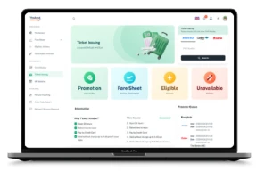 Thailand Connex ticket issuing dashboard